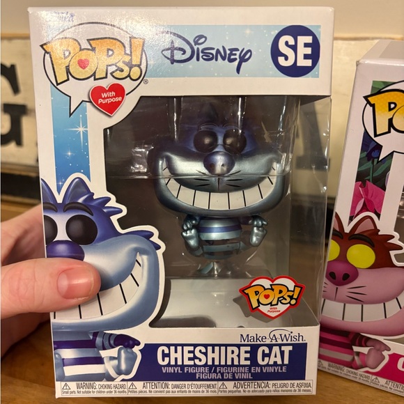 Funko Pop Cheshire Cat- Blue and Pink Figures - Picture 2 of 11